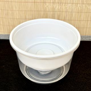 Large Two-Tiered Plastic Bowl