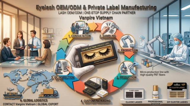 False Eyelash OEM/ODM & Private Label Manufacturing In Vietnam